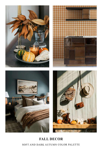 Fall Decor: Soft Autumn Color Palette And Dark Autumn Color Palette In Fall Decorations