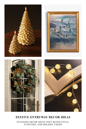 Festive Entryway Decor Ideas To Welcome Guests This Christmas